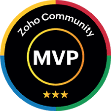 Zoho Community MVP badge
